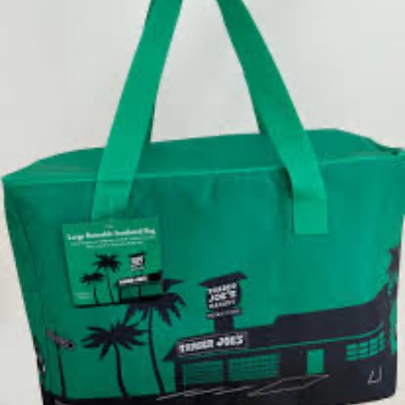 New Trader Joe’s Large Insulated Bags - Limited Holiday Colors!! - Picture 1 of 2